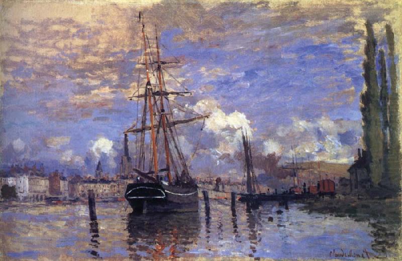THe Seine at Rouen, Claude Monet
